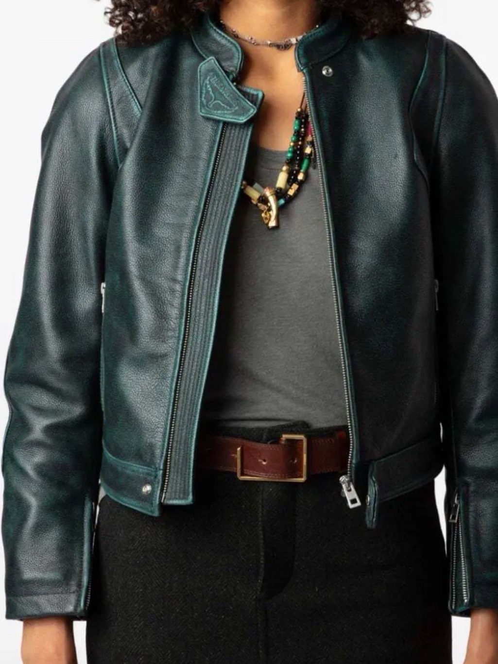 Zadig & Voltaire Loupa Leather Jacket ~ Nwt Size Xs ~ Retail $798